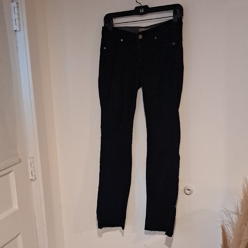 Laurel Canyon Paige Premium Denim Black Skinny Jeans for Women Size 26 B103